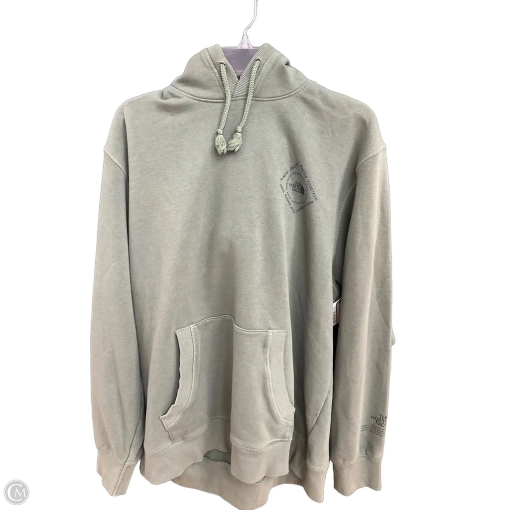 Athletic Sweatshirt Hoodie By The North Face In Green, Size: Xl