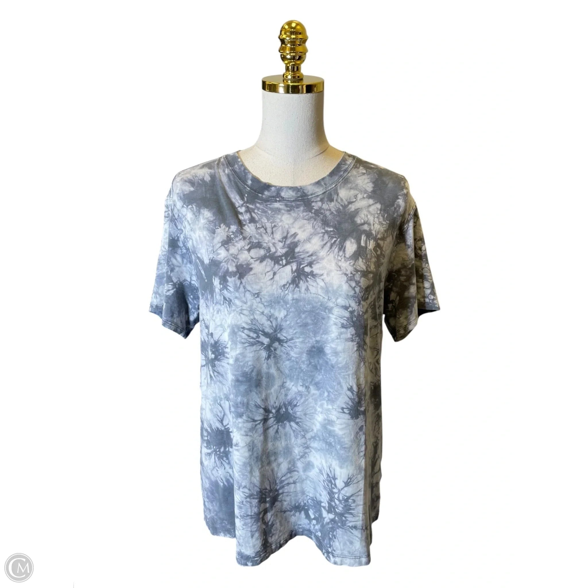 Athletic Top Short Sleeve By Lululemon In Multi-colored, Size: M