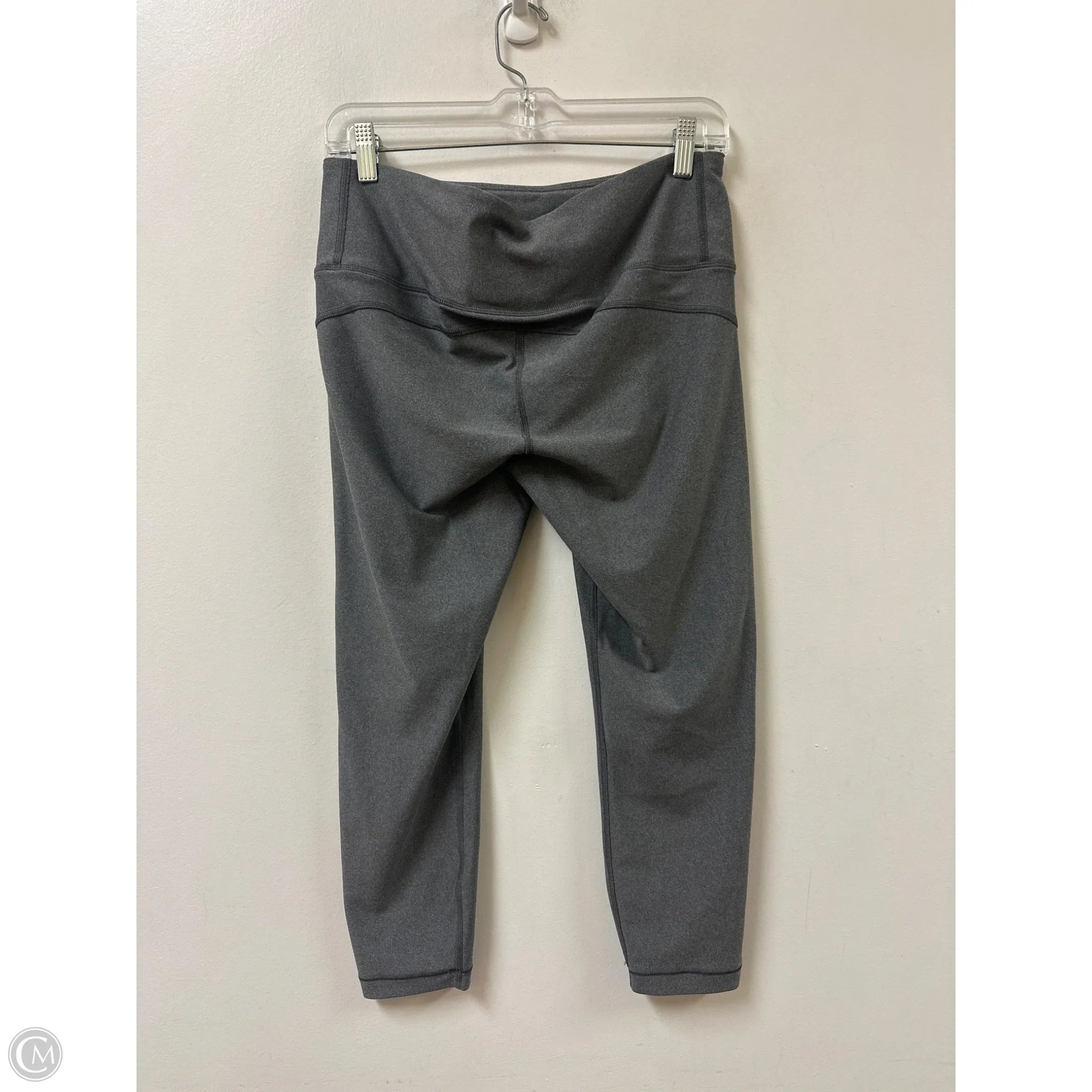 Athletic Leggings By Under Armour In Grey, Size: L