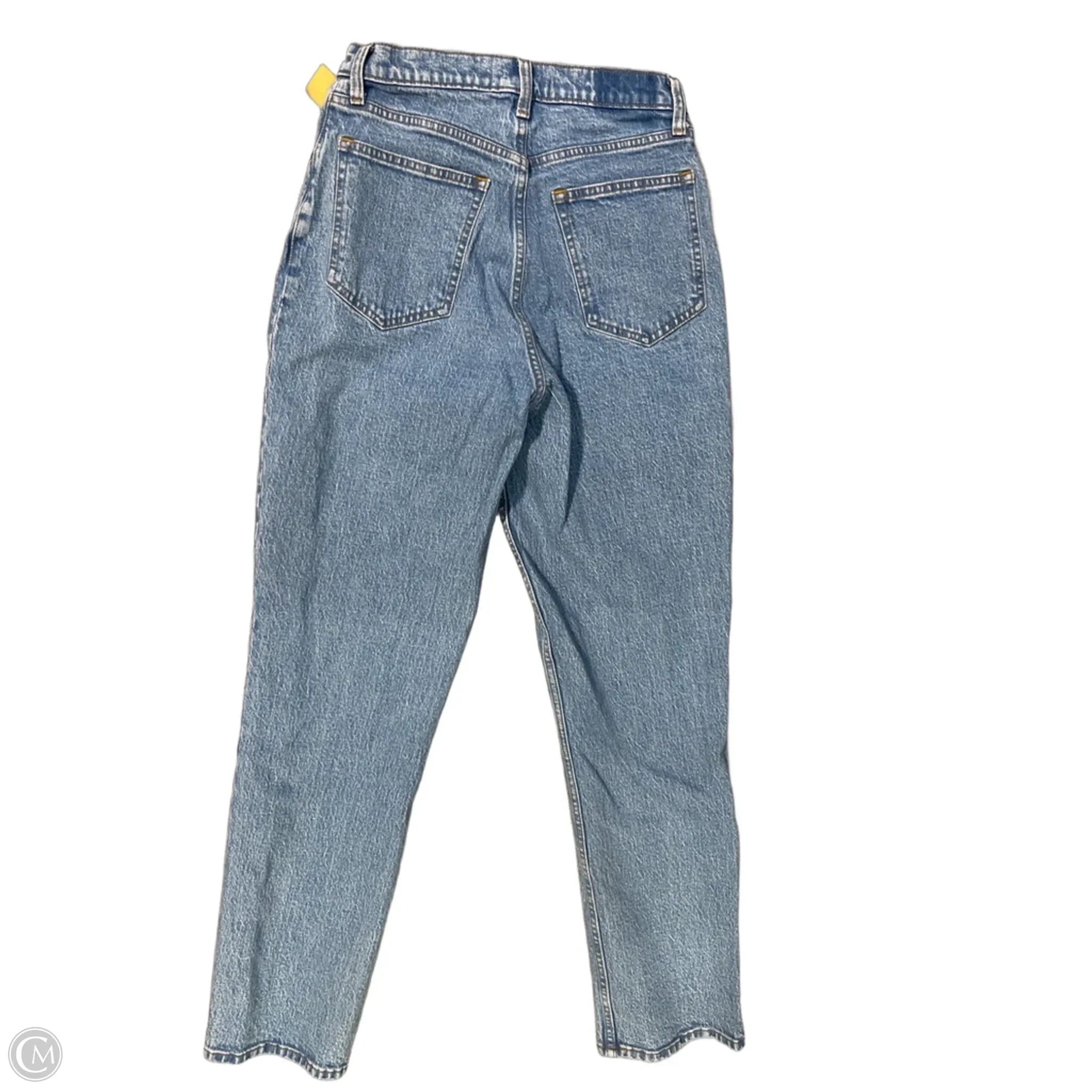 Jeans Straight By Abercrombie And Fitch In Blue Denim, Size: 8