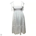 Rivera Midi Dress Designer By Lilly Pulitzer In White, Size: M