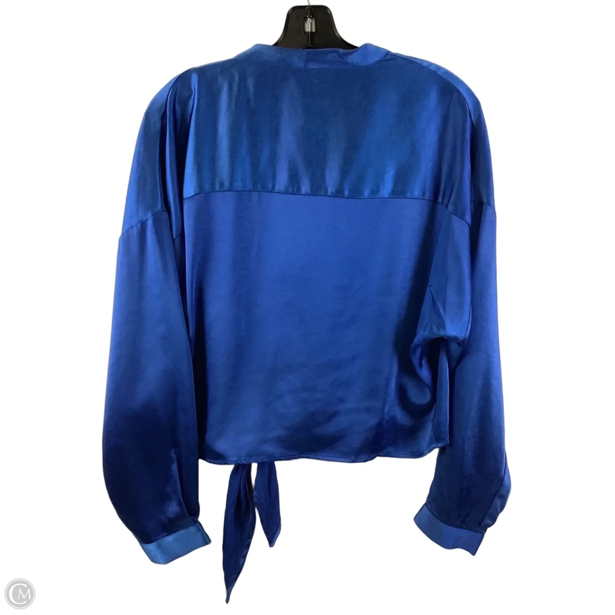 Top Long Sleeve By Lucy Paris In Blue, Size: L