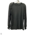 Top Long Sleeve By Miholl In Black, Size: M