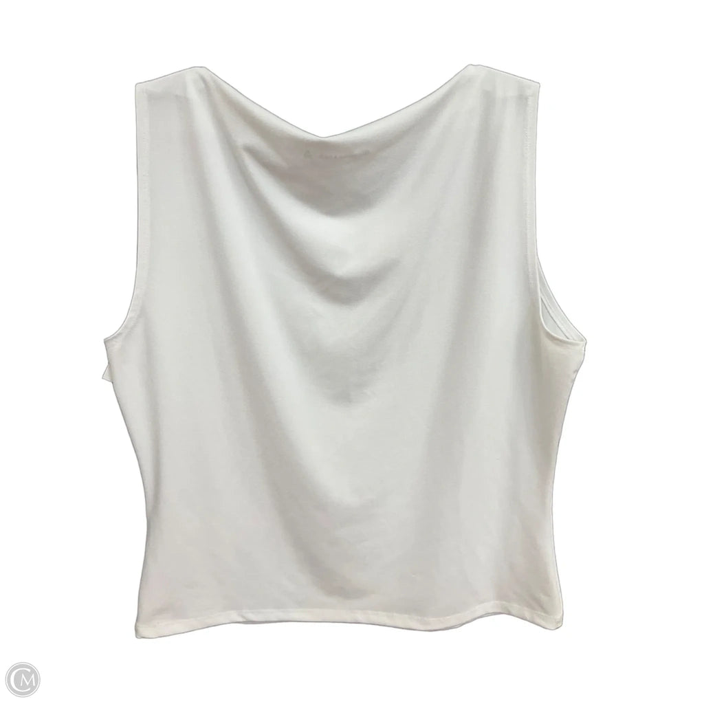 Top Sleeveless By Abercrombie And Fitch In White, Size: Xl