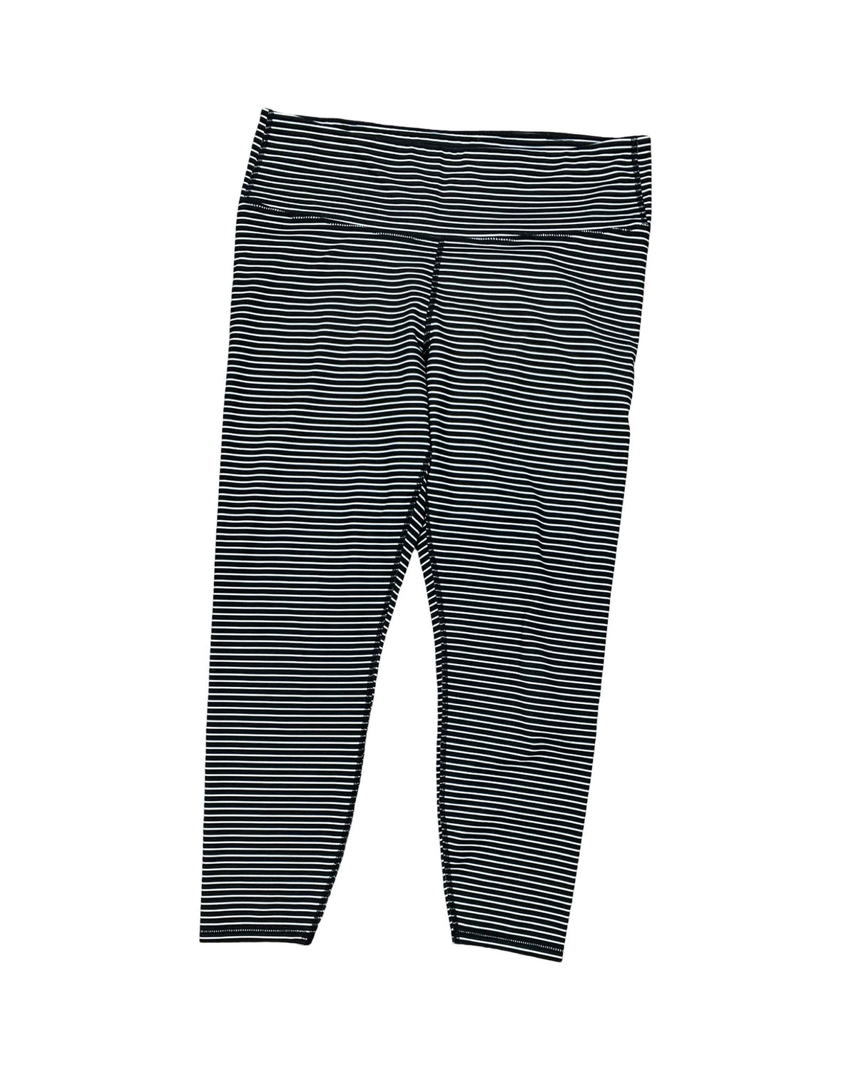 Athletic Leggings By Gapfit In Black & White, Size:L