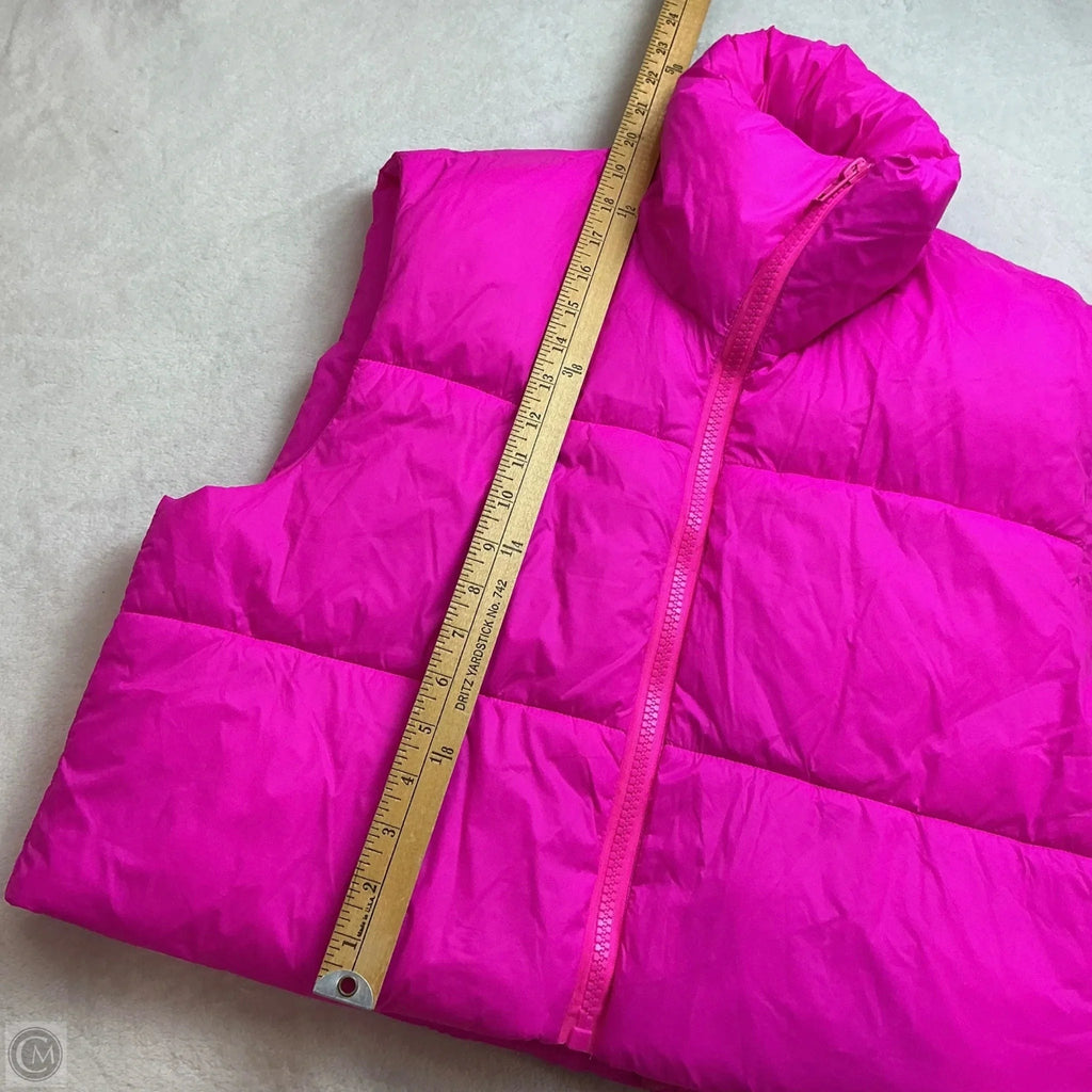 Vest Puffer & Quilted By Clothes Mentor In Pink, Size: L