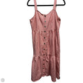 Dress Casual Short By Polagram In Red & White, Size: L