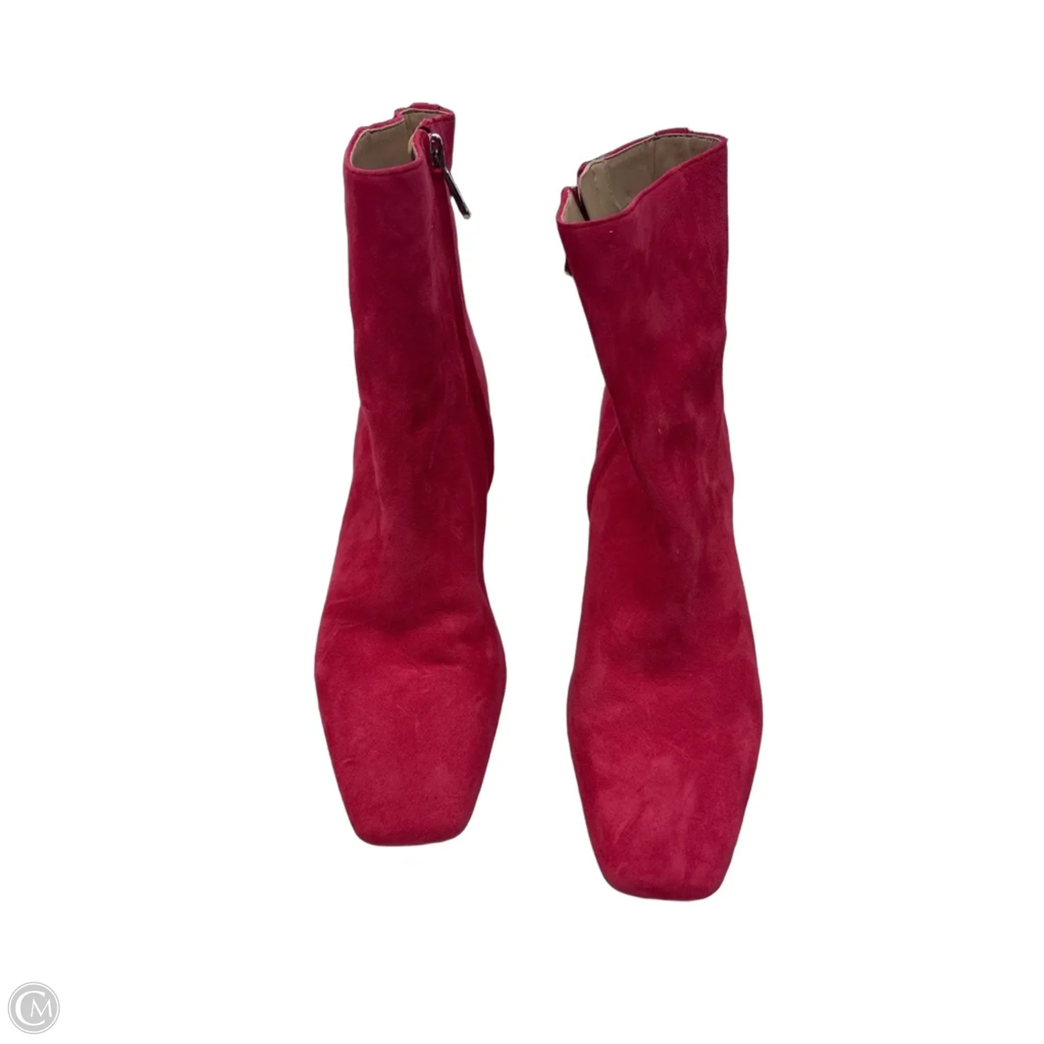Boots Ankle Heels By Sam Edelman In Pink, Size: 7.5
