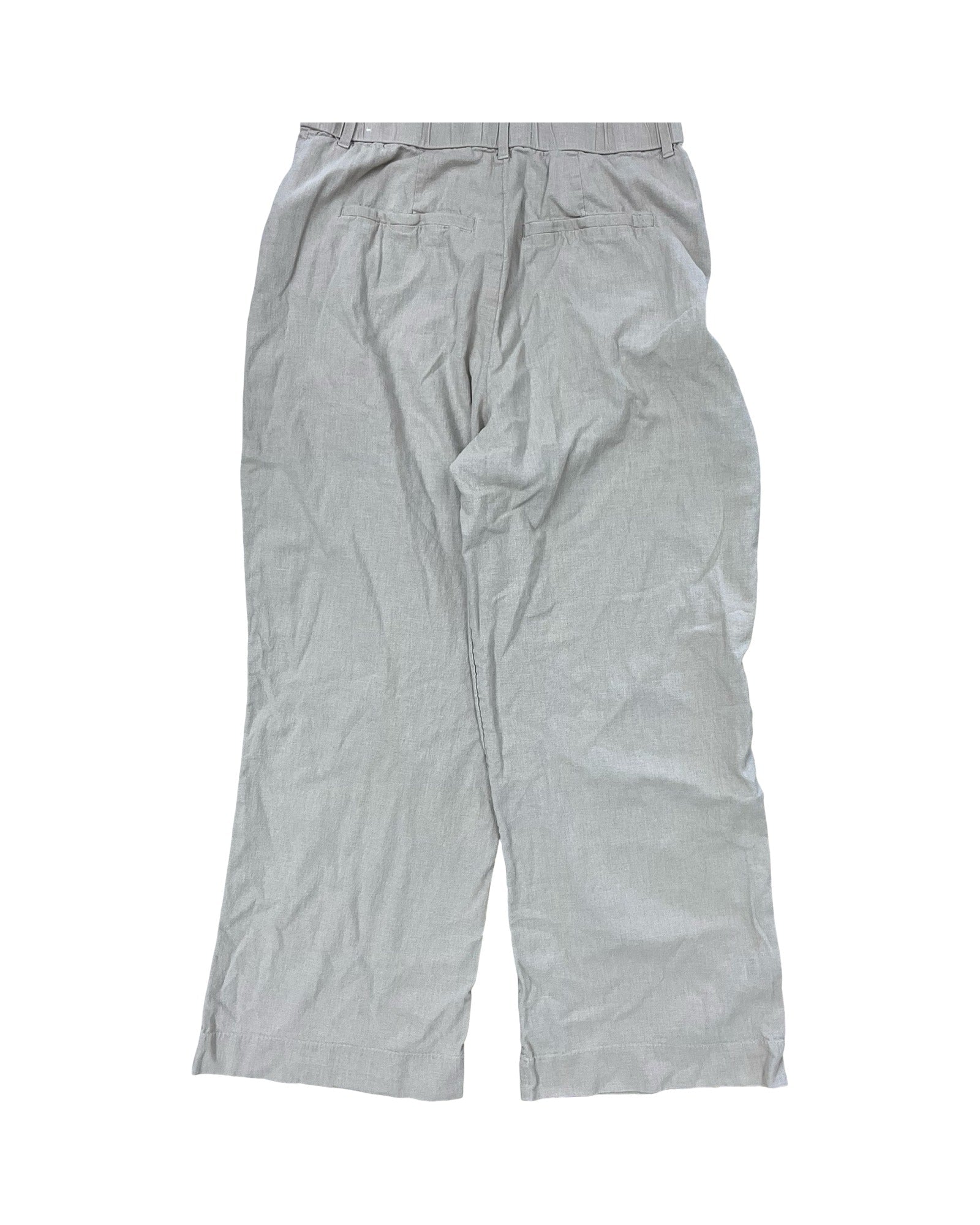 Pants Linen By Abercrombie And Fitch In Tan, Size:L