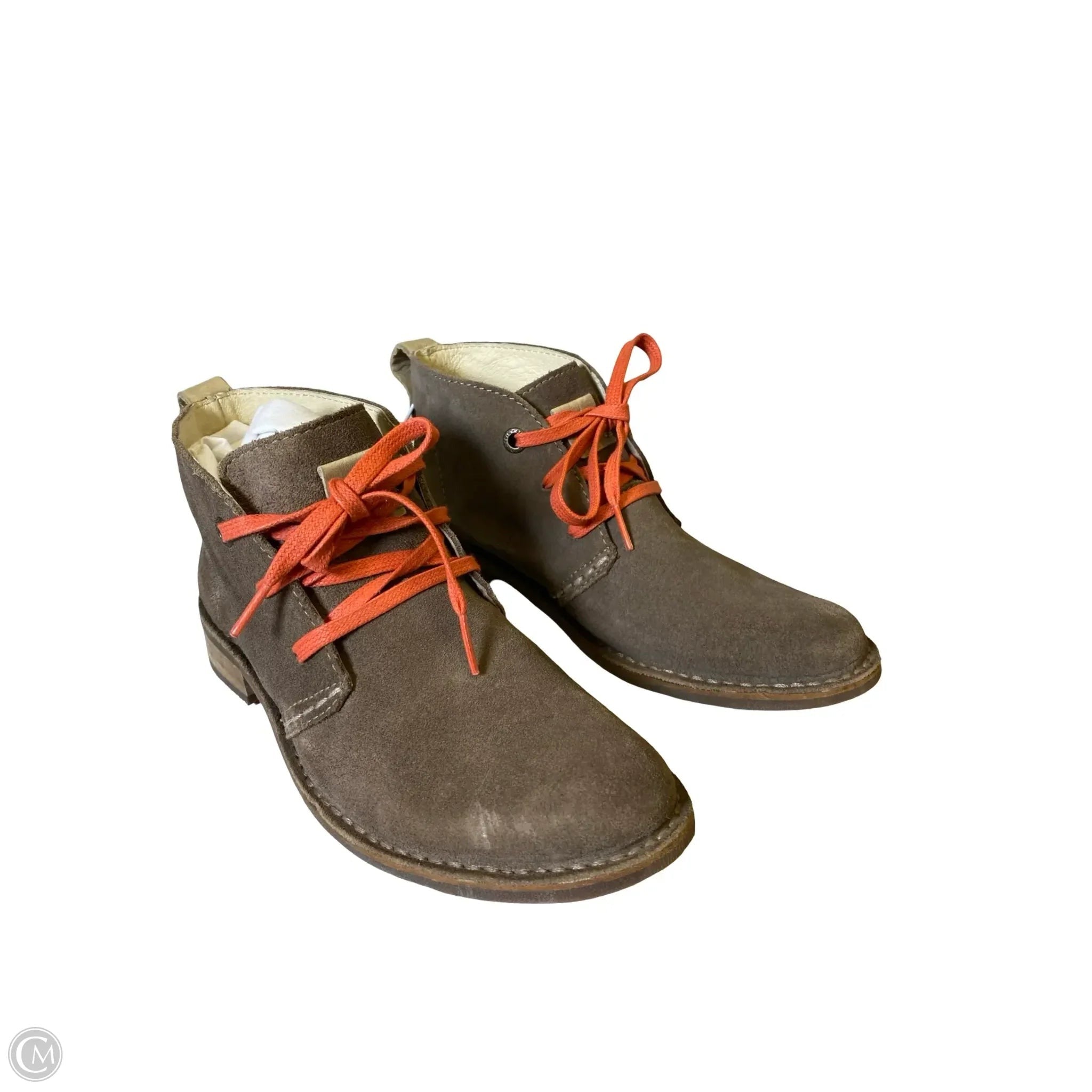 Boots Ankle Flats By Bussola In Brown, Size: 5.5