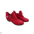Boots Ankle Heels By Jg Collections In Red, Size: 9