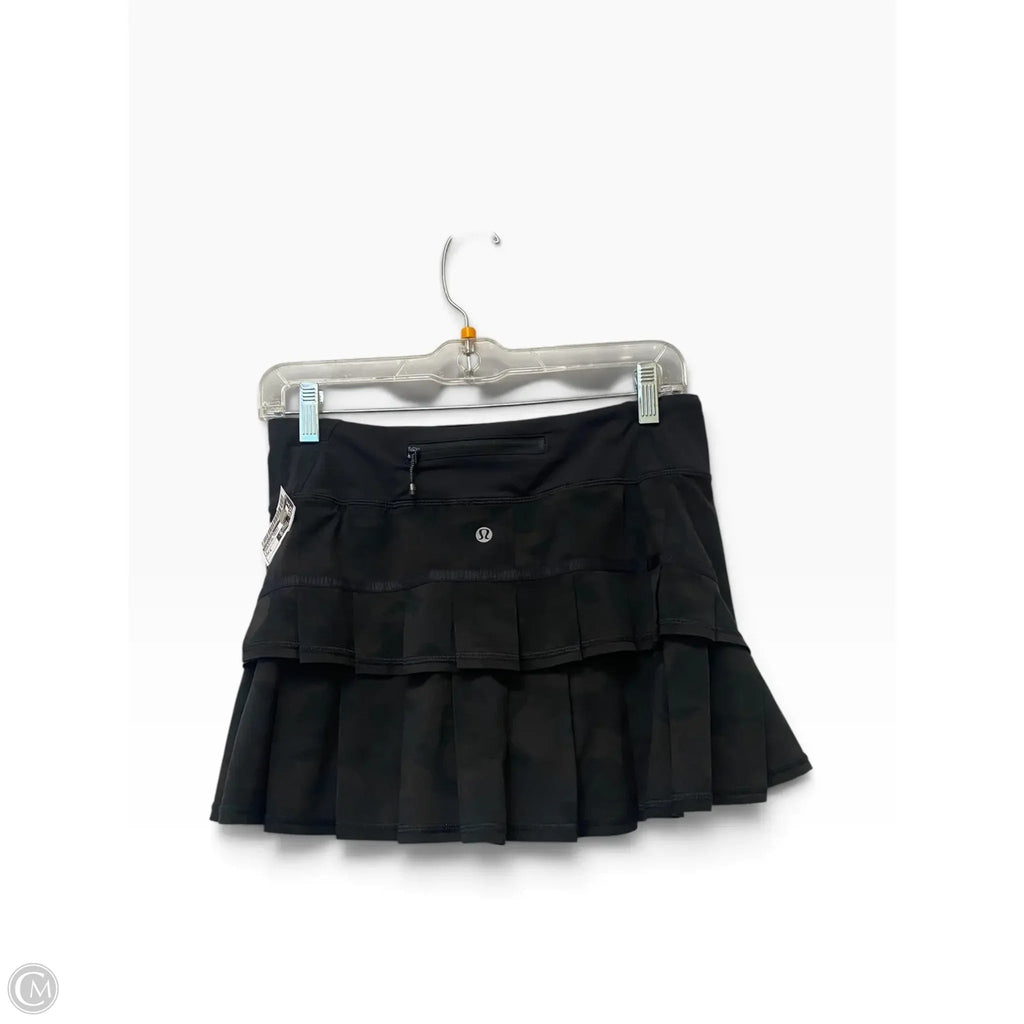 Athletic Skort By Lululemon In Camouflage Print, Size: 4