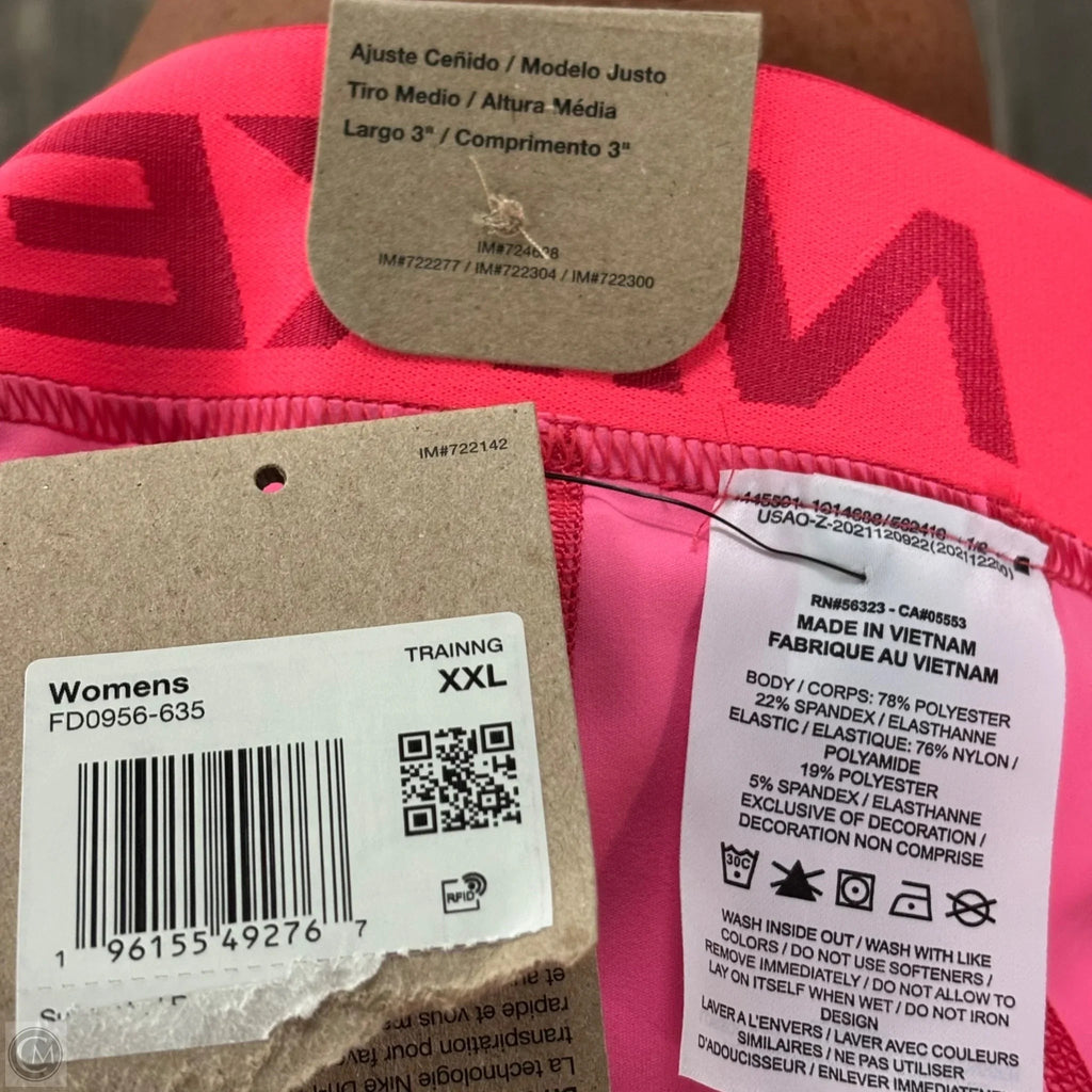 Athletic Shorts By Nike Apparel In Geometric Pattern, Size: Xxl
