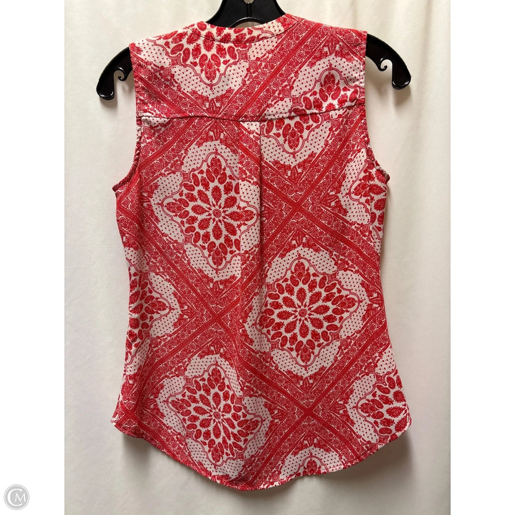 Top Sleeveless By Soho Apparel In Red, Size: Xs