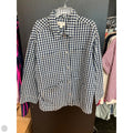 Jacket Denim By Universal Thread In Checkered Pattern, Size: Xl