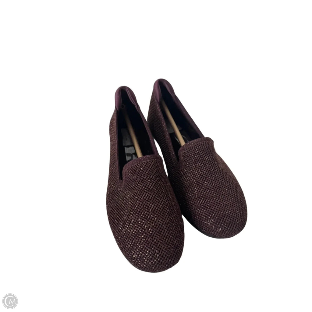 Shoes Flats By Clarks In Brown, Size: 6.5