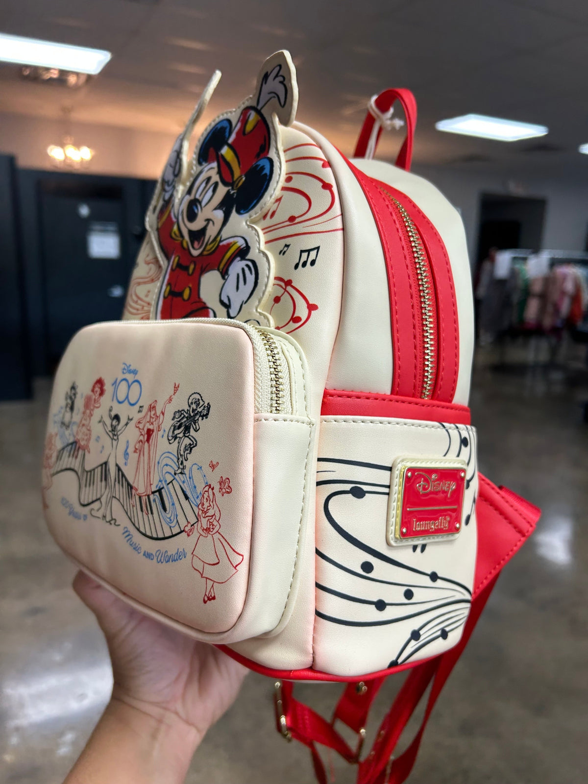 Backpack By Loungefly In Cream, Size:Medium