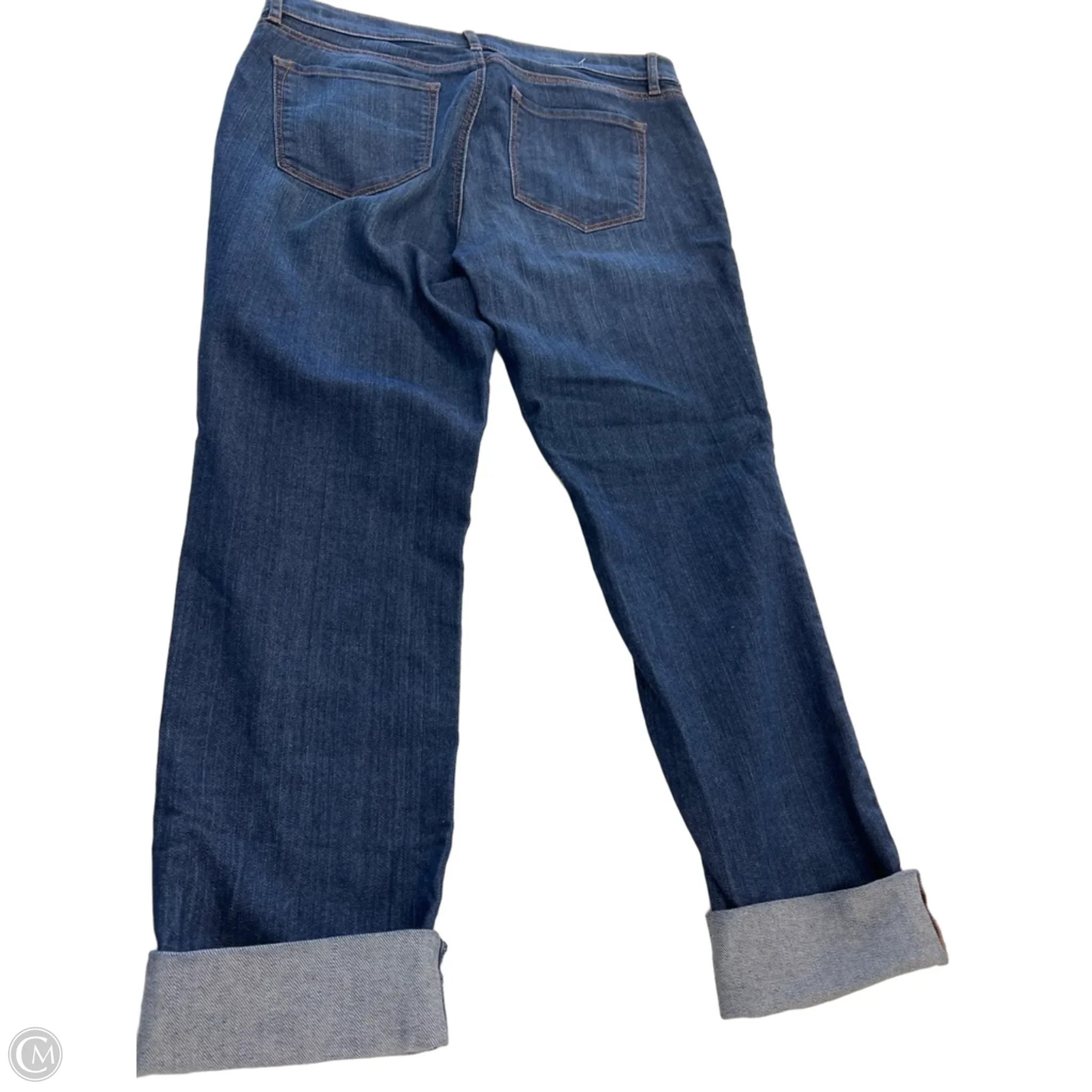 Jeans Straight By Loft In Blue, Size: 10