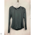 Athletic Top Long Sleeve Crewneck By Gottex In Grey, Size: Xs