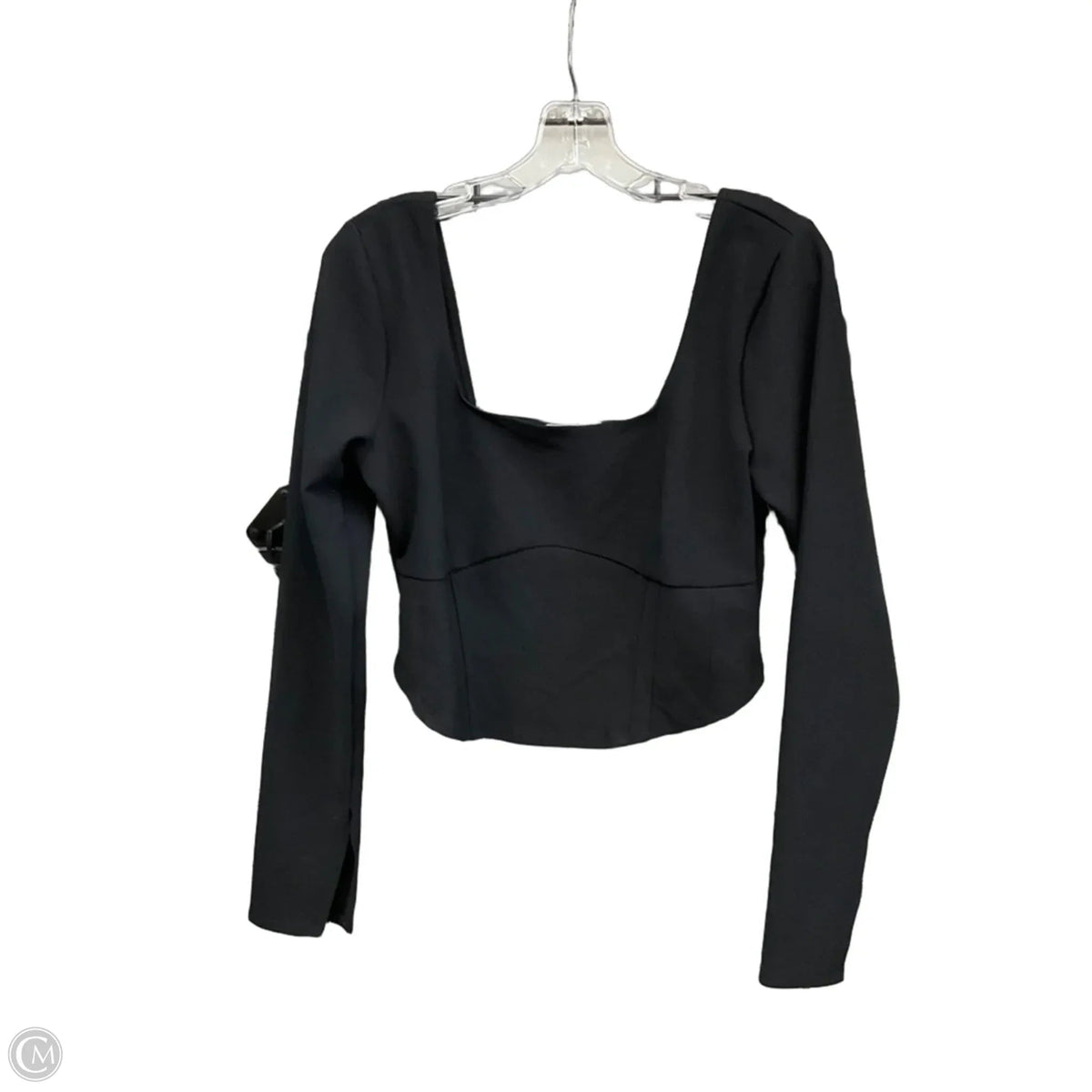 Top Long Sleeve By Abercrombie And Fitch In Black, Size: L