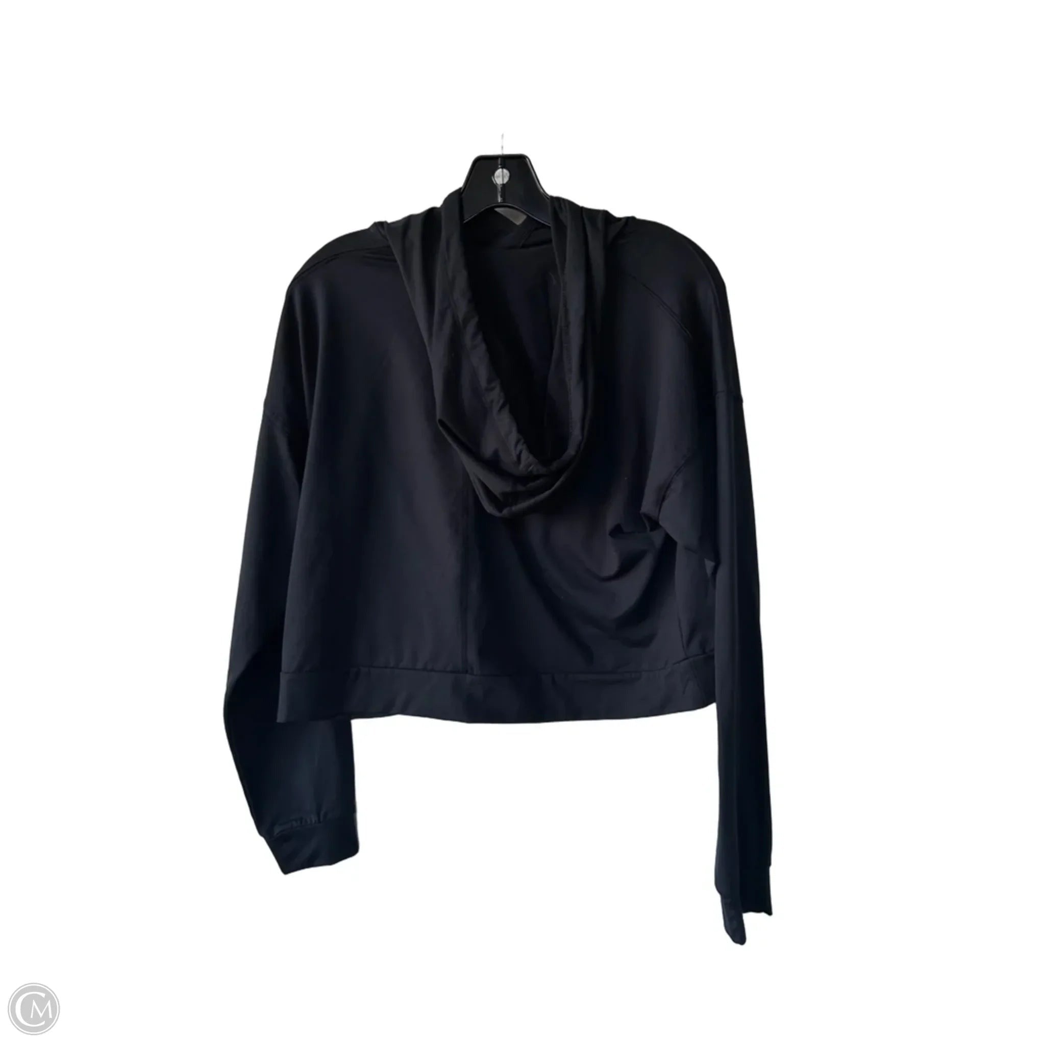 Athletic Top Long Sleeve Hoodie By All In Motion In Black, Size: S