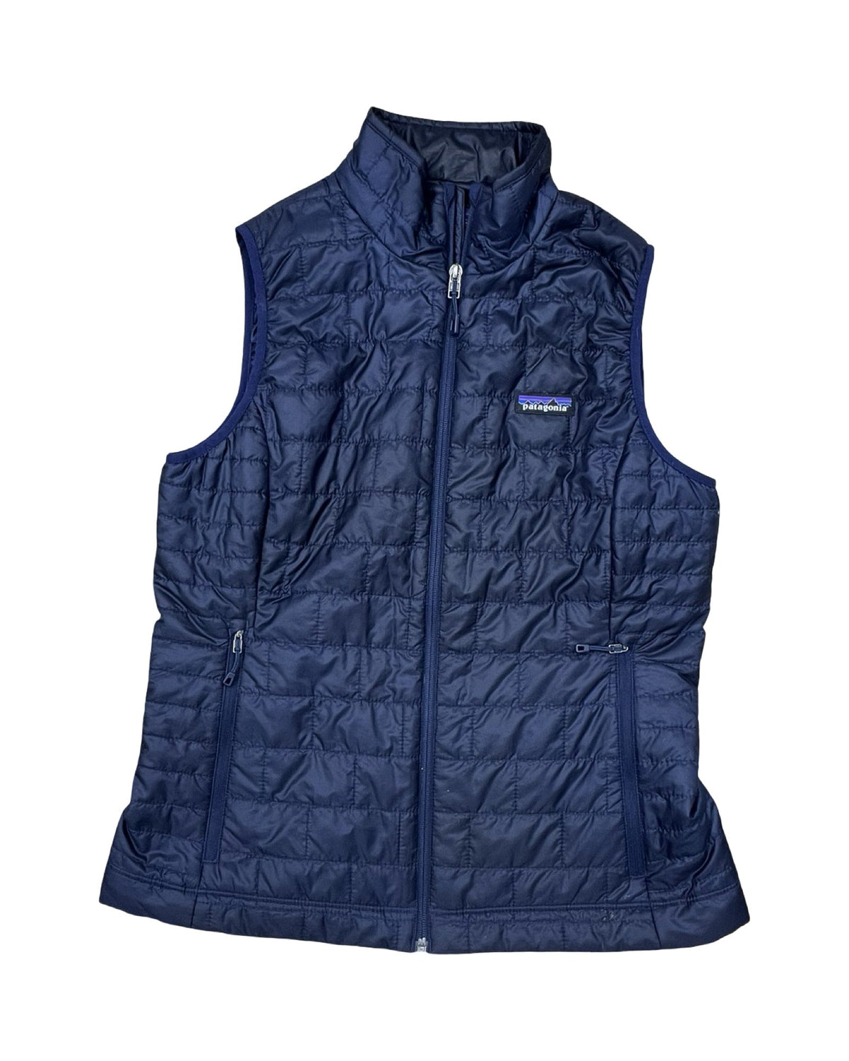 Vest Puffer & Quilted By Patagonia In Blue, Size:M