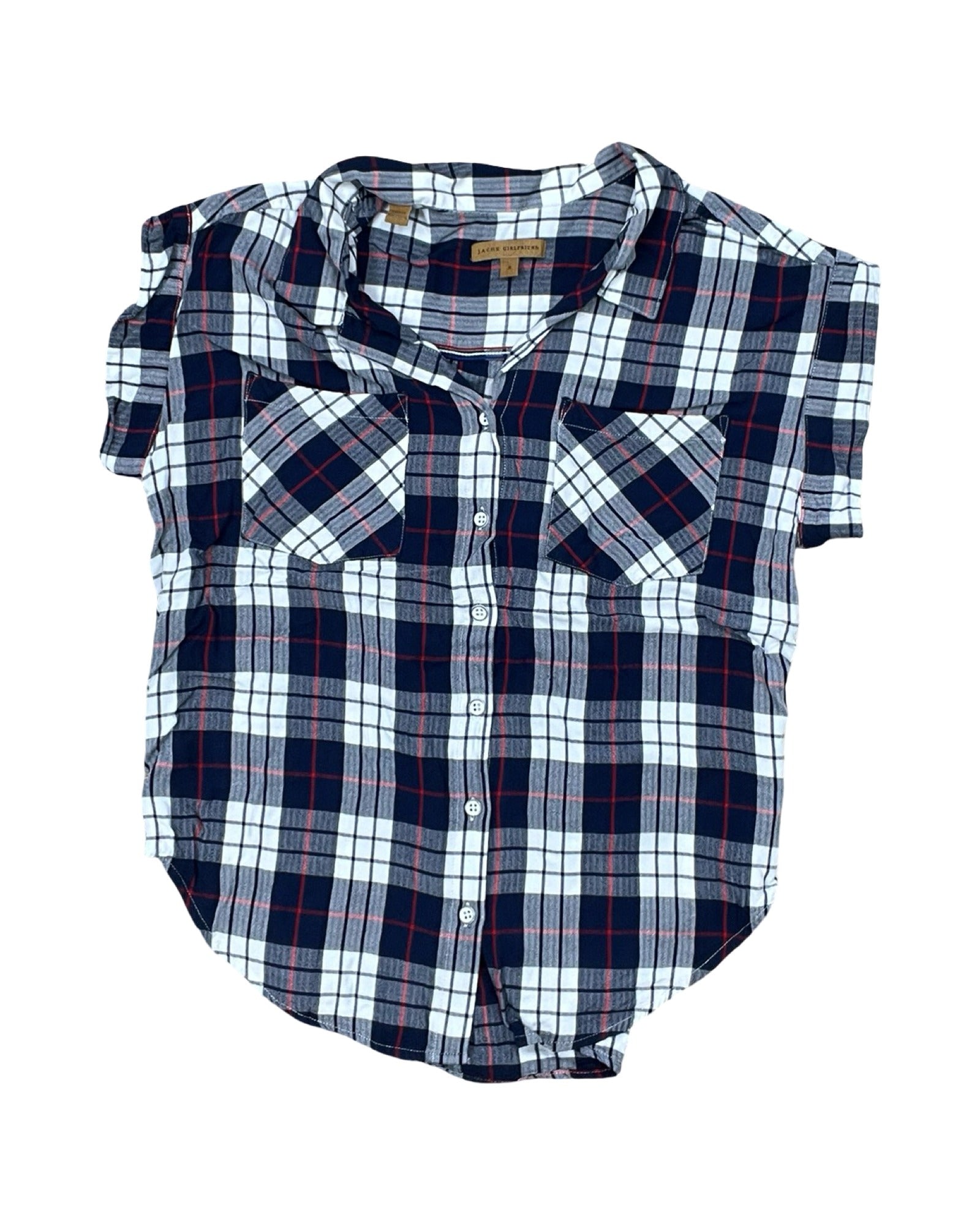 Top Ss By Jachs Girlfirend In Blue & Red & White, Size:S