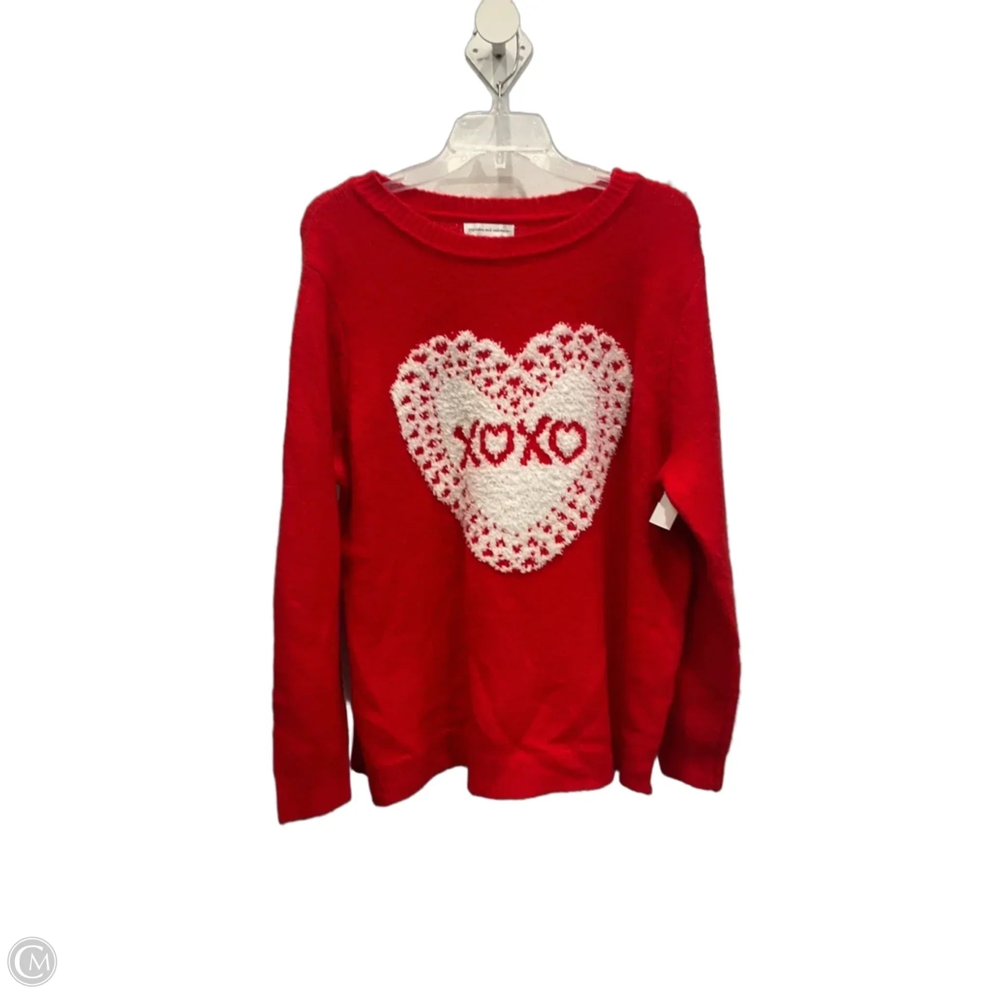 Sweater By Cupcakes And Cashmere In Red, Size: 1x