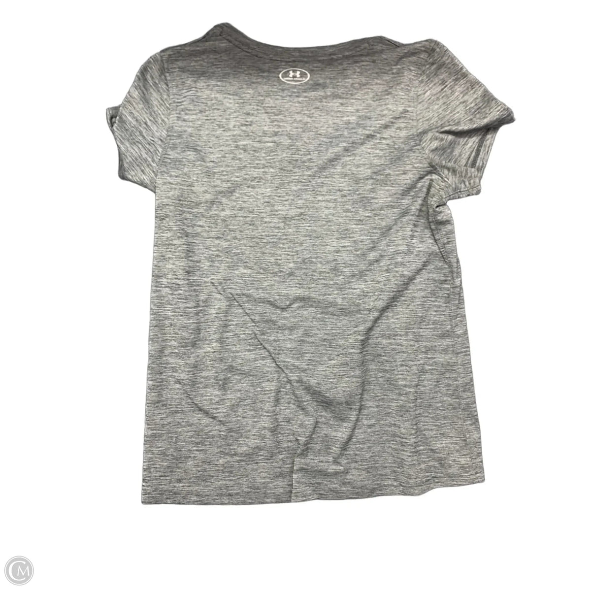 Athletic Top Short Sleeve By Under Armour In Grey, Size: Xl