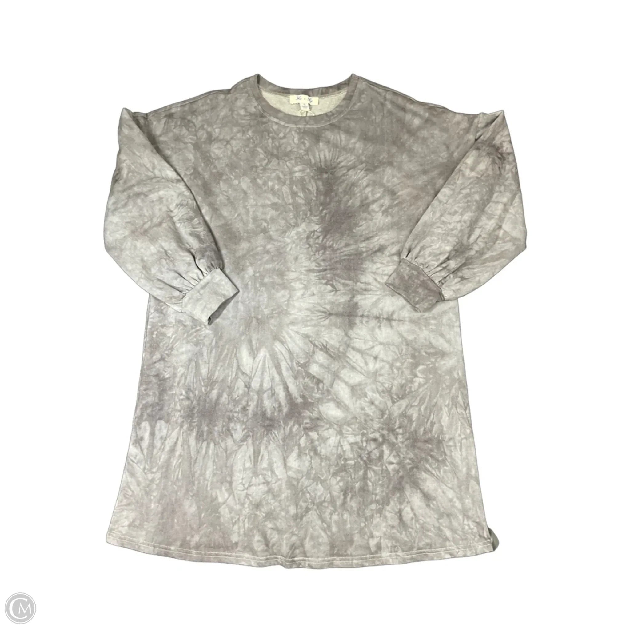 Dress Casual Midi By She + Sky In Grey, Size: S