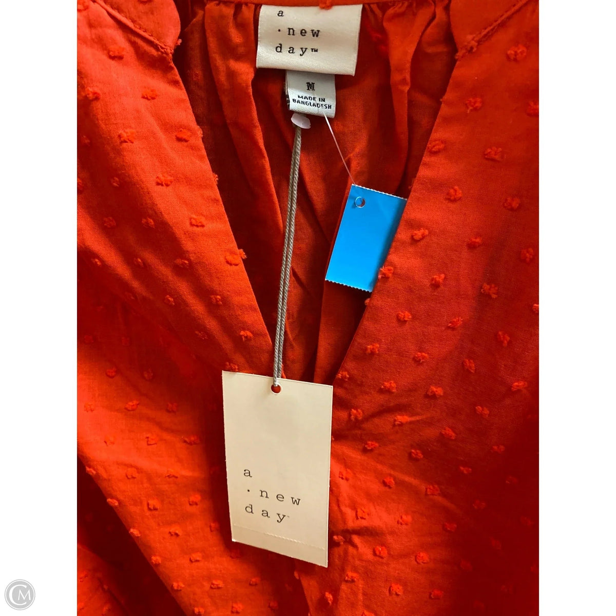Top Long Sleeve By A New Day In Red, Size: M
