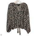 Blouse Long Sleeve By Sanctuary In Black & Cream, Size: 2x