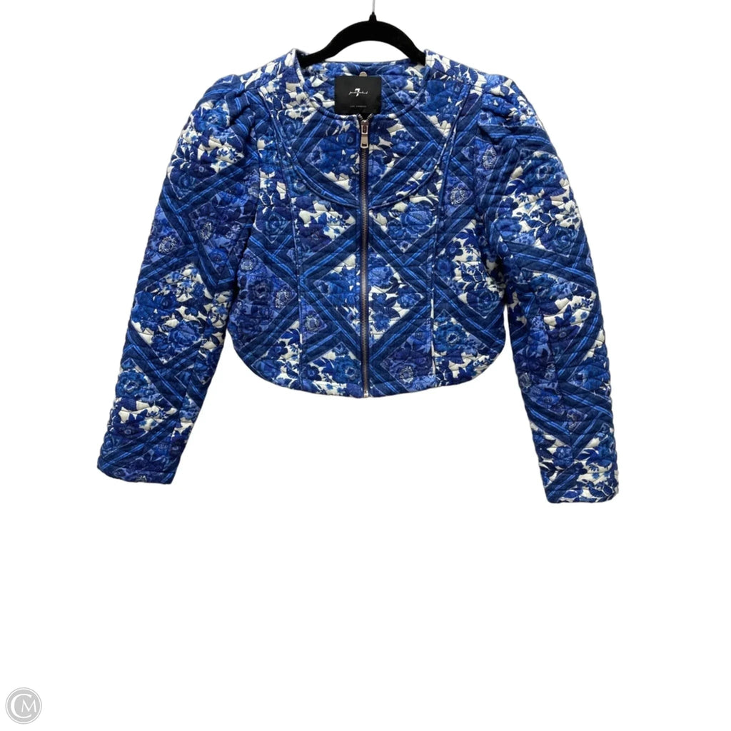 Jacket Other By 7 For All Mankind In Floral Print, Size: S