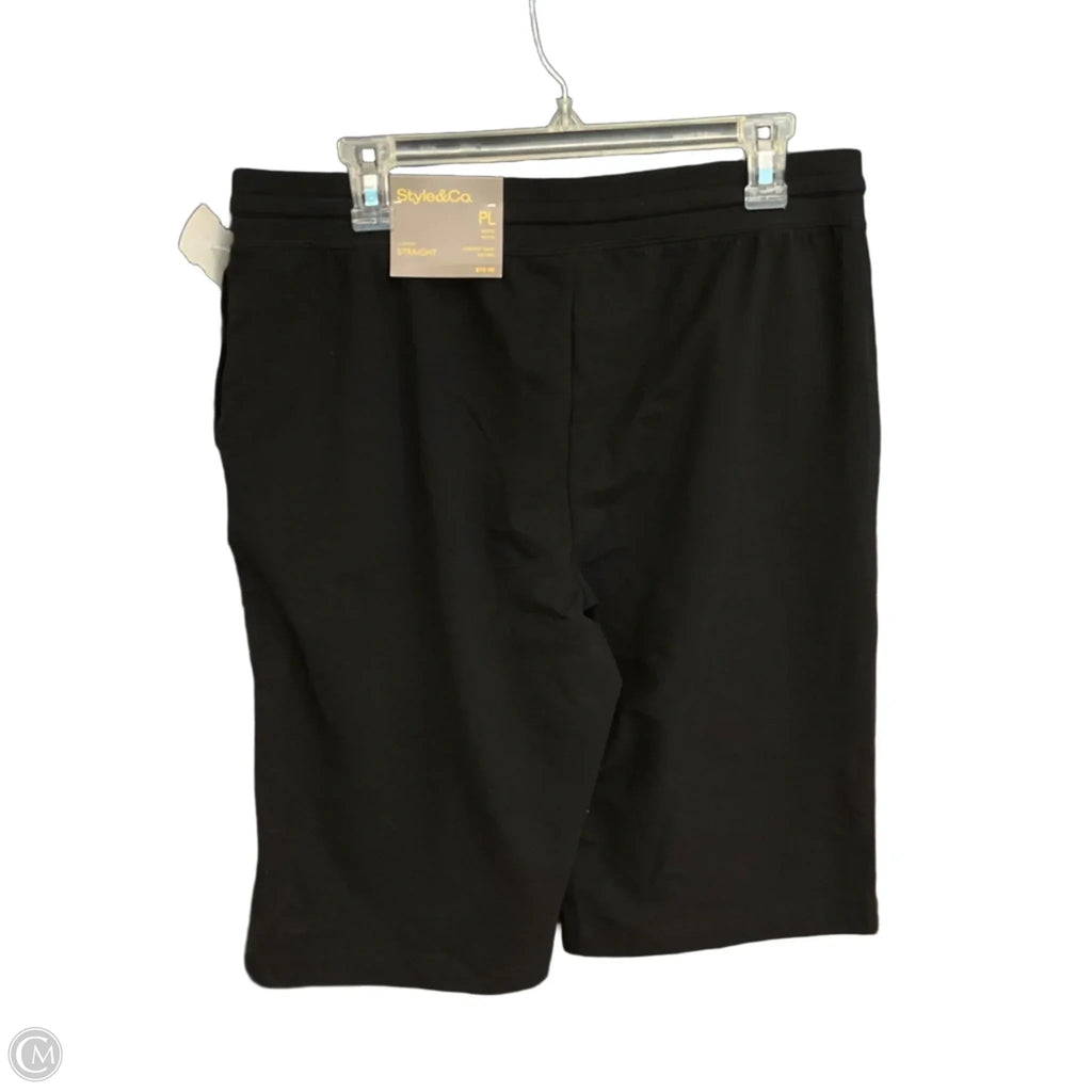 Capris By Style And Company In Black, Size: Lp