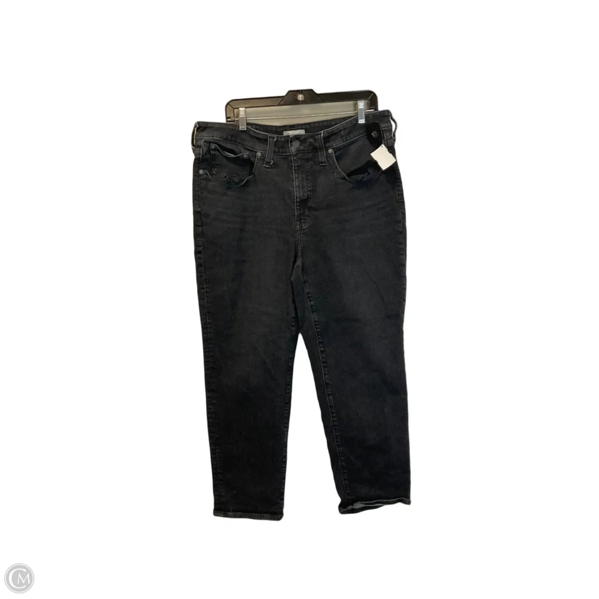 Jeans Boyfriend By Madewell In Black Denim, Size: 16
