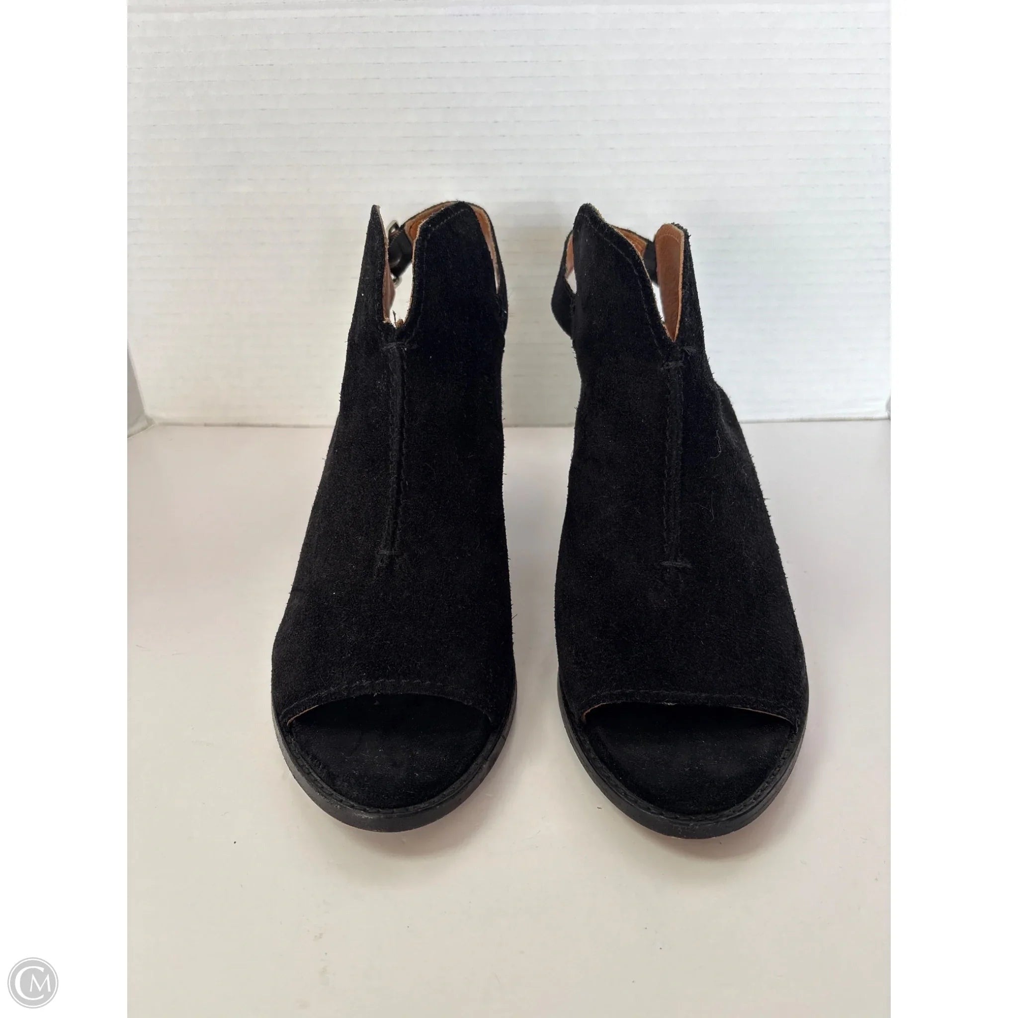 Sandals Designer By Frye In Black, Size: 9