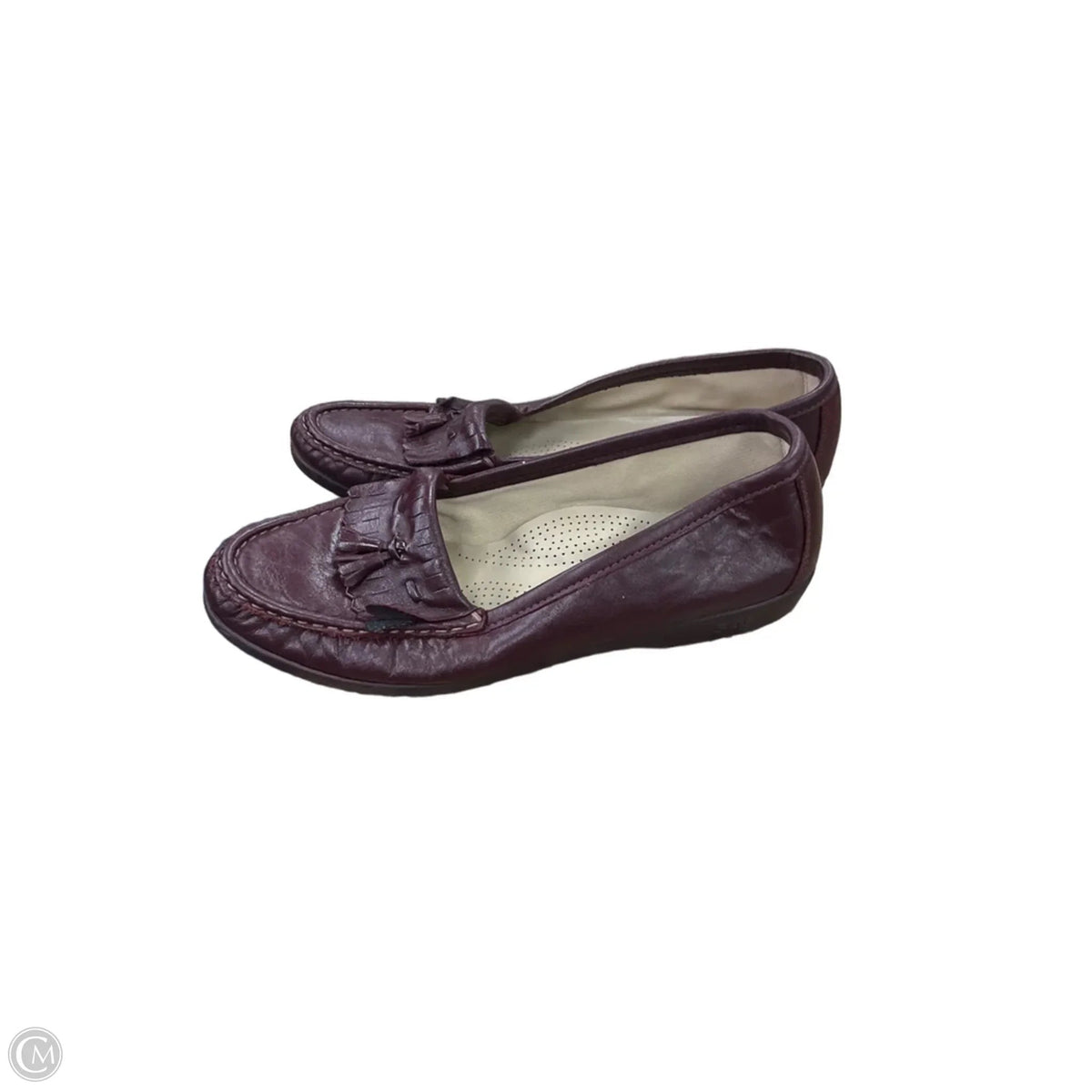 Shoes Flats By Sas In Maroon, Size: 8