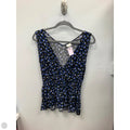 Top Sleeveless By A New Day In Black & Blue, Size: Xs