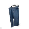 Jeans Wide Leg By Abercrombie And Fitch In Blue Denim, Size: 14