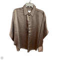 Blouse Long Sleeve By Good American In Black, Size: Xs