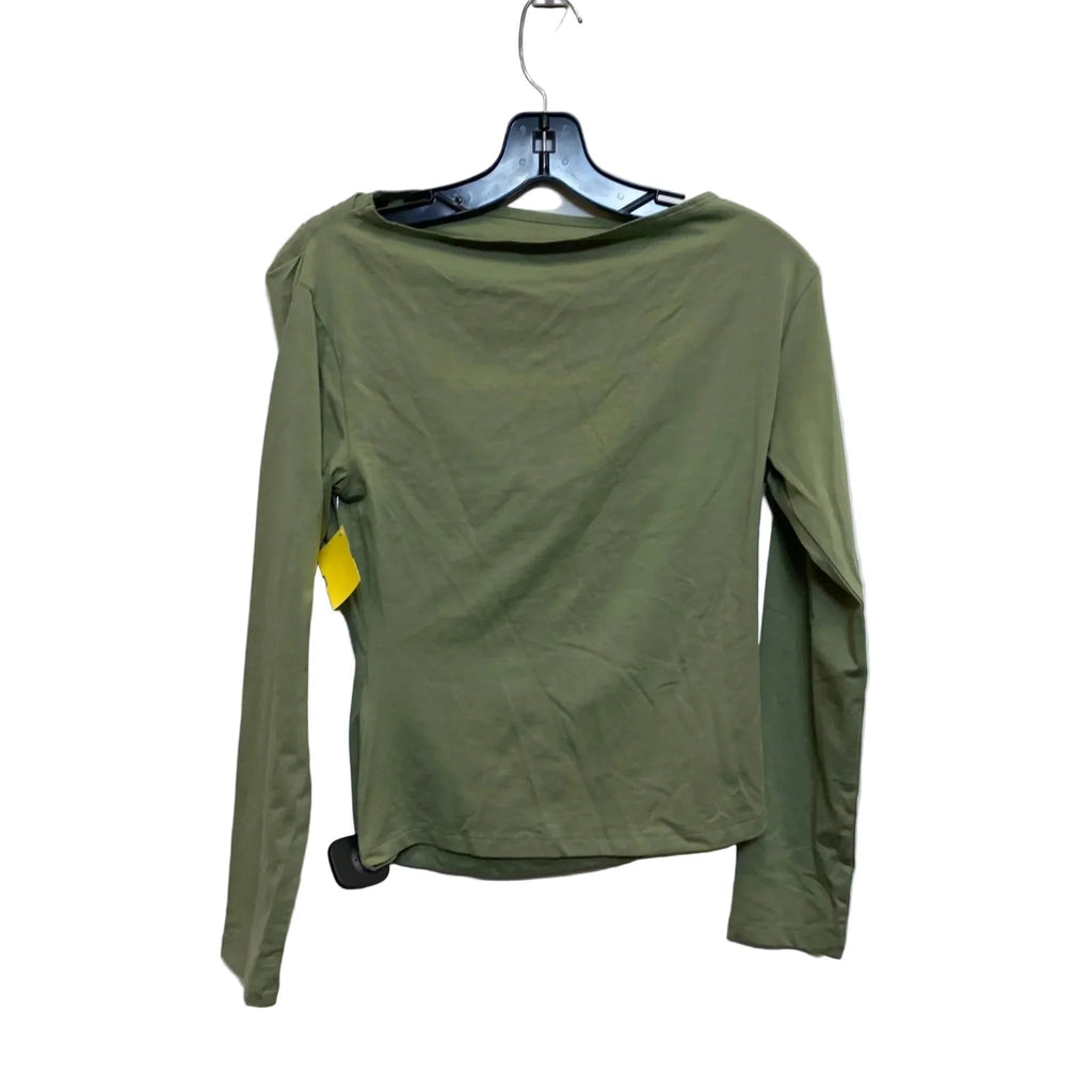 Top Long Sleeve By Abercrombie And Fitch In Green, Size: Xs
