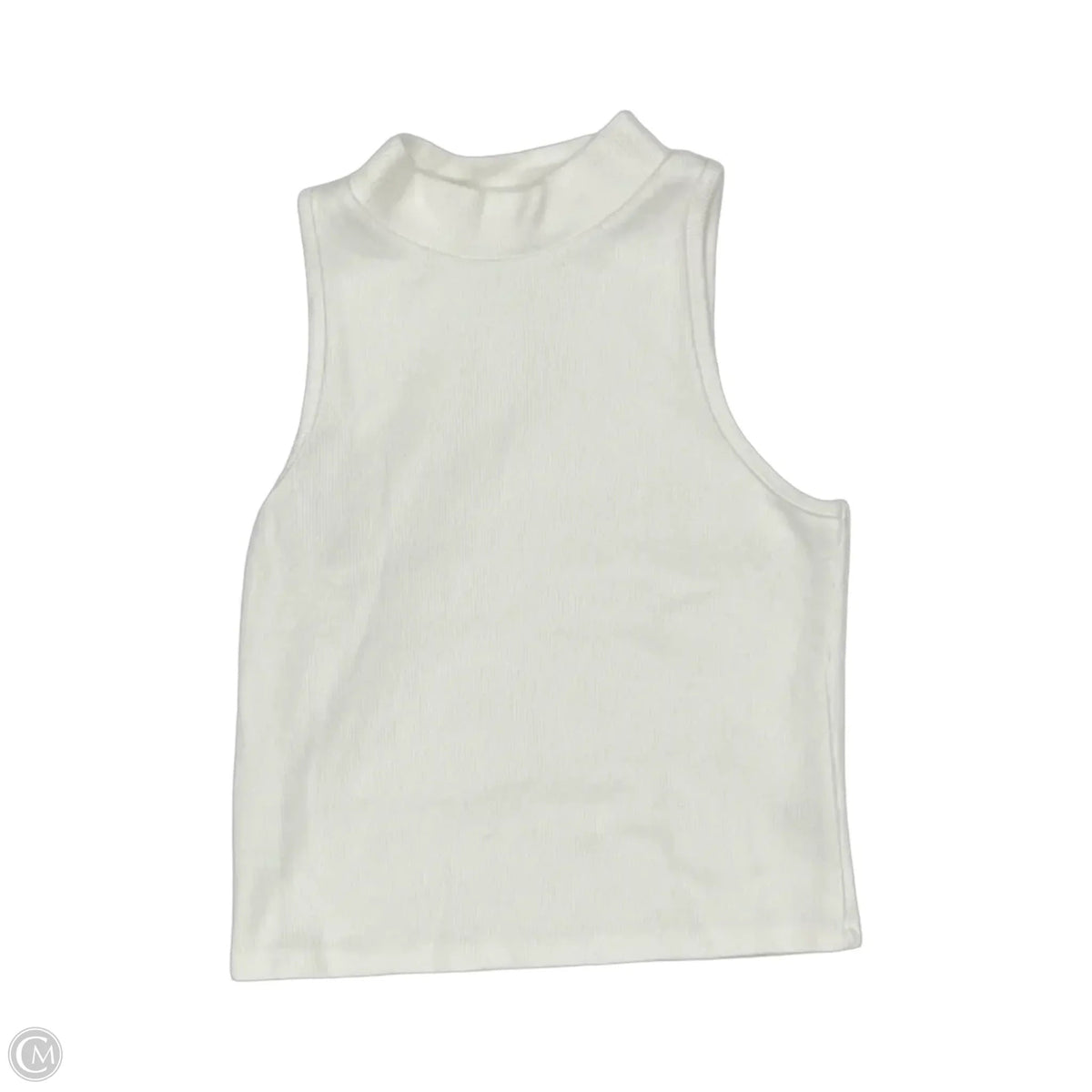 Top Sleeveless By A New Day In Cream, Size: M