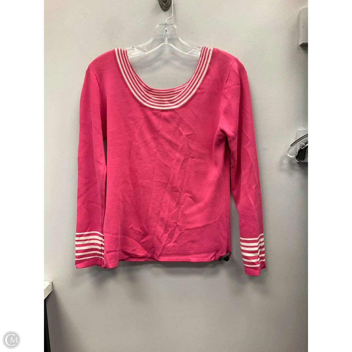 Sweater By Ziani Couture In Pink, Size: L