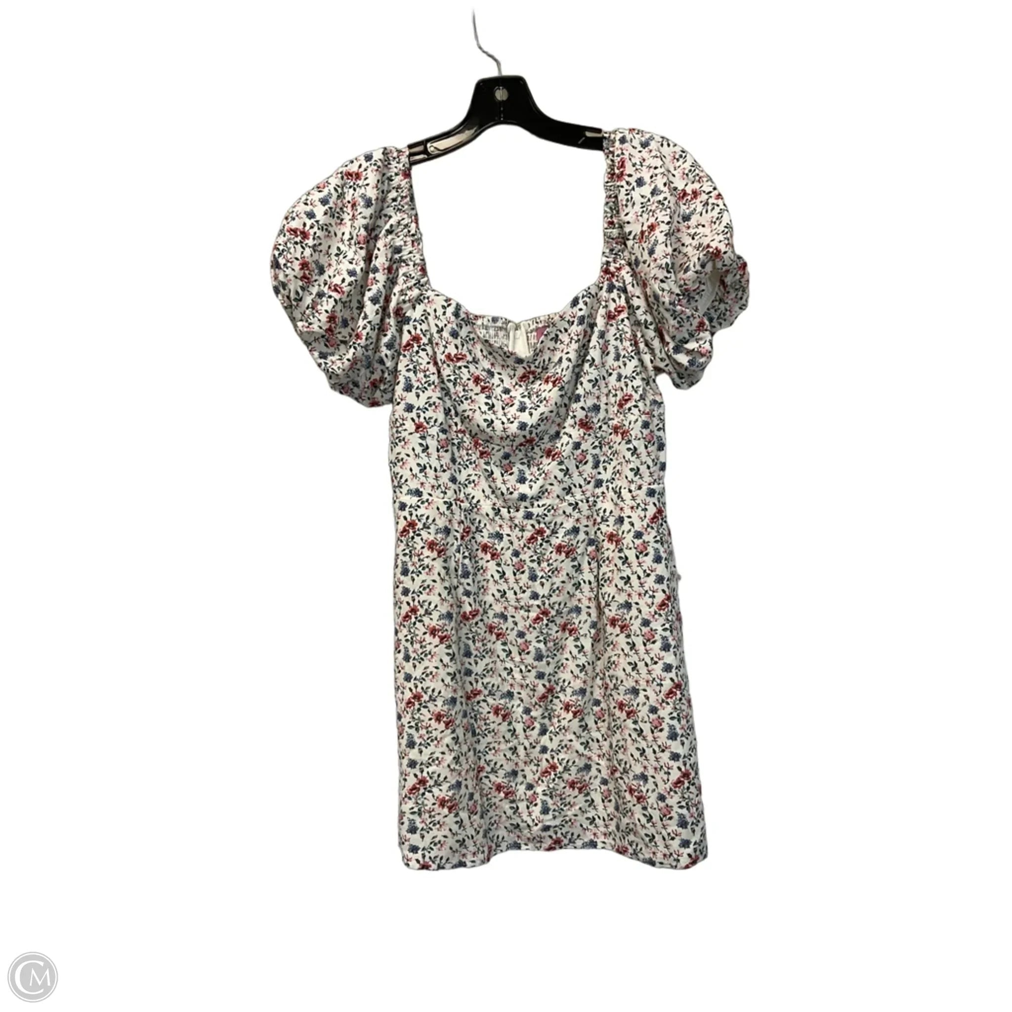 Dress Casual Short By Mi Ami In Floral Print, Size: M