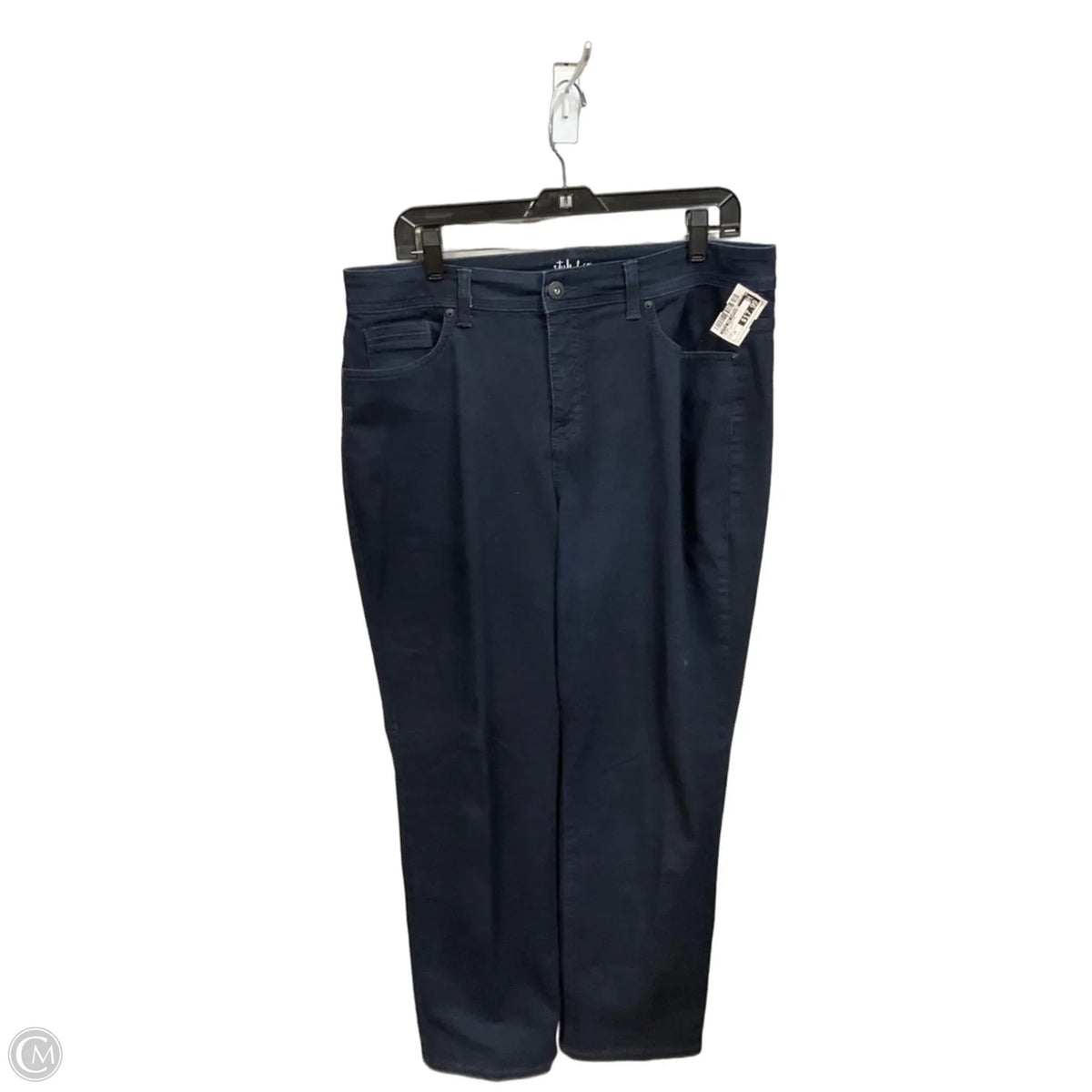 Jeans Straight By Style And Company In Blue Denim, Size: 14