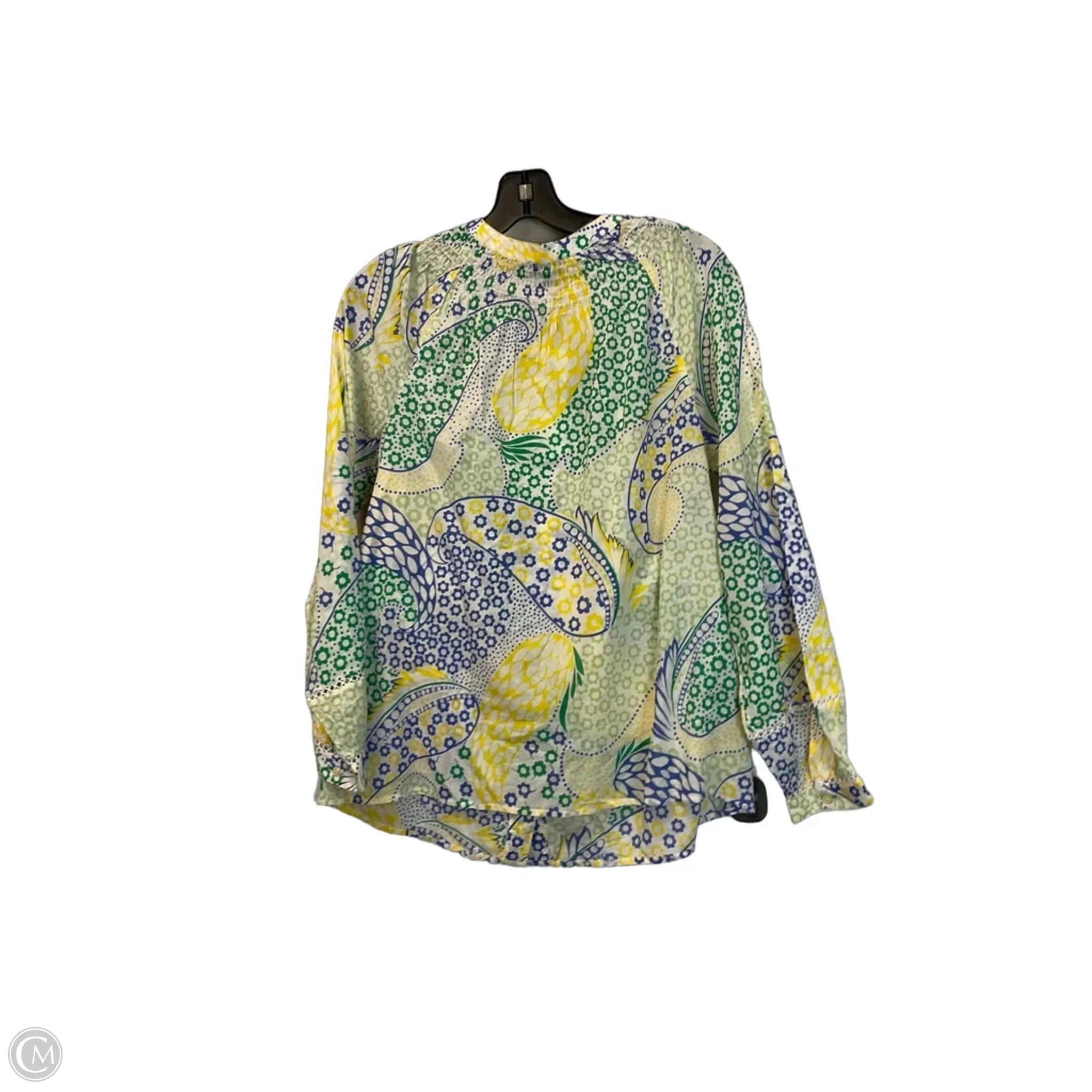 Top Long Sleeve By Talbots In Floral Print, Size: S