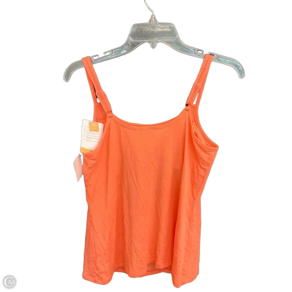 Top Sleeveless Basic By Clothes Mentor In Orange, Size: L