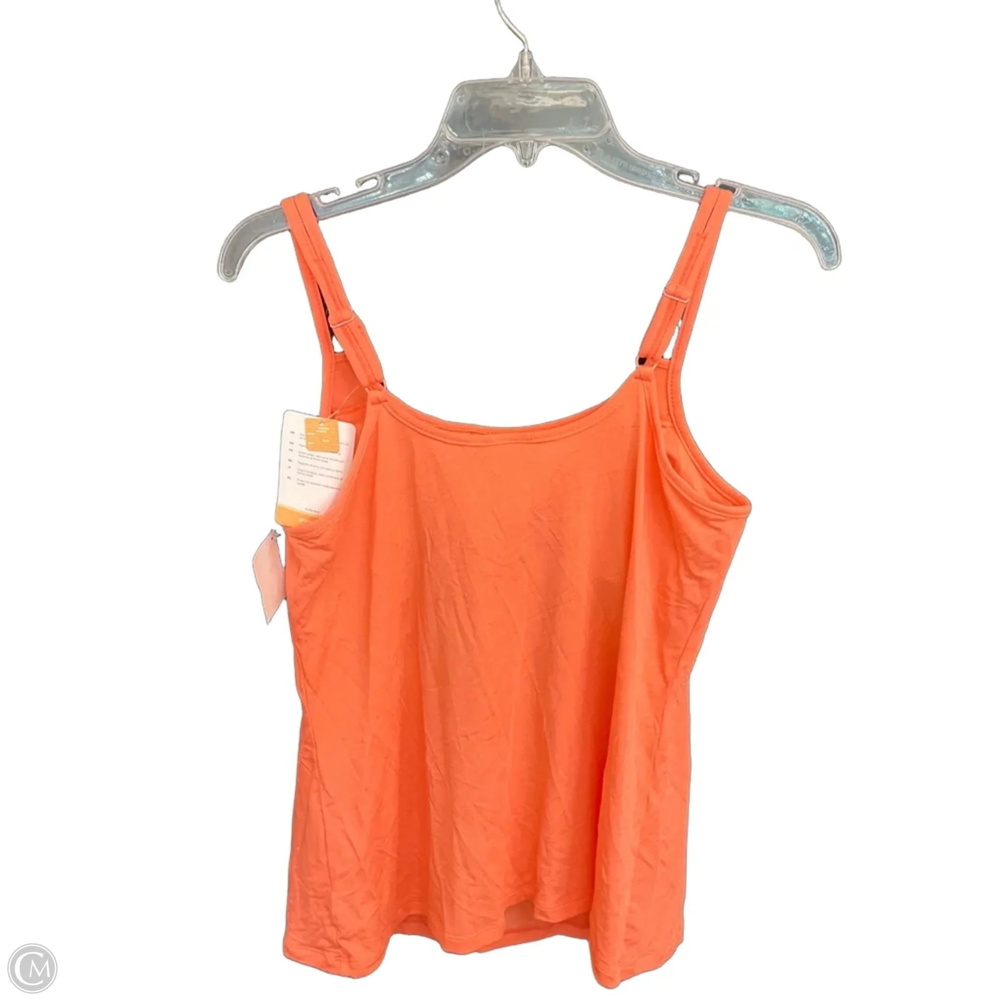 Top Sleeveless Basic By Clothes Mentor In Orange, Size: L