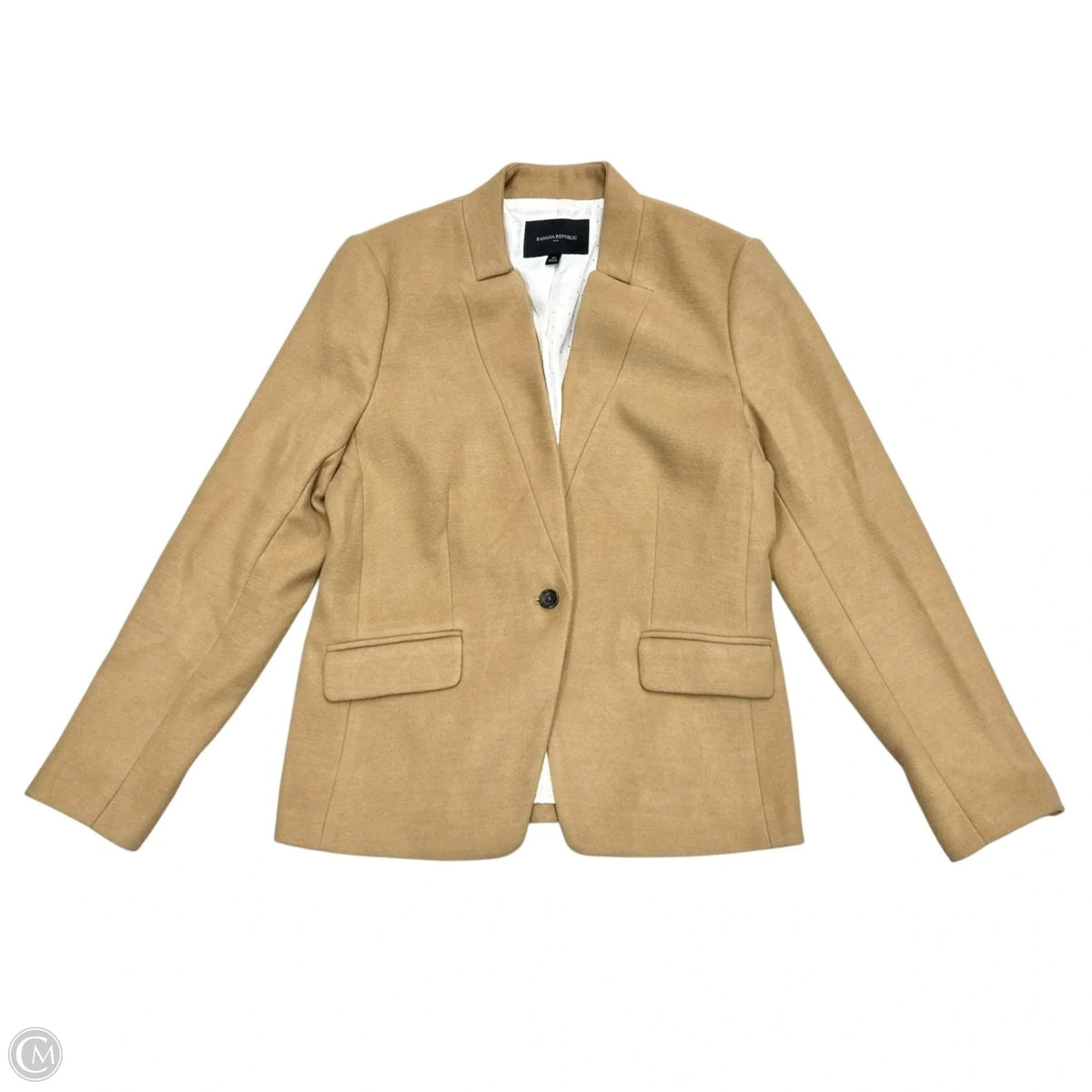 Blazer By Banana Republic In Tan, Size: M