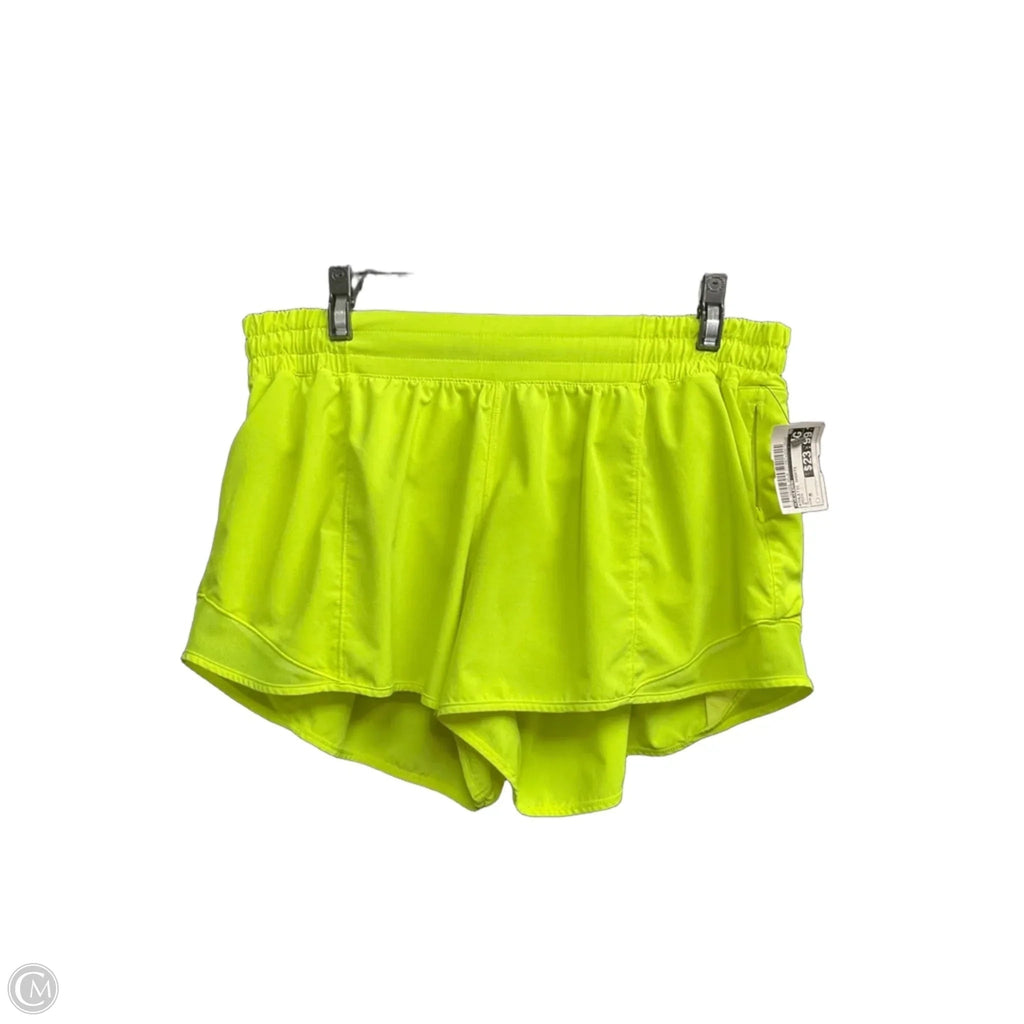 Athletic Shorts By Lululemon In Green, Size: 12